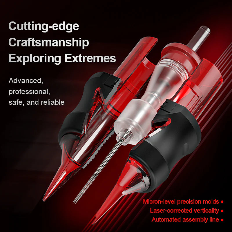 OG Red Arrow Curved Magnum (CM/RM) Tattoo Needle Cartridges 20pcs