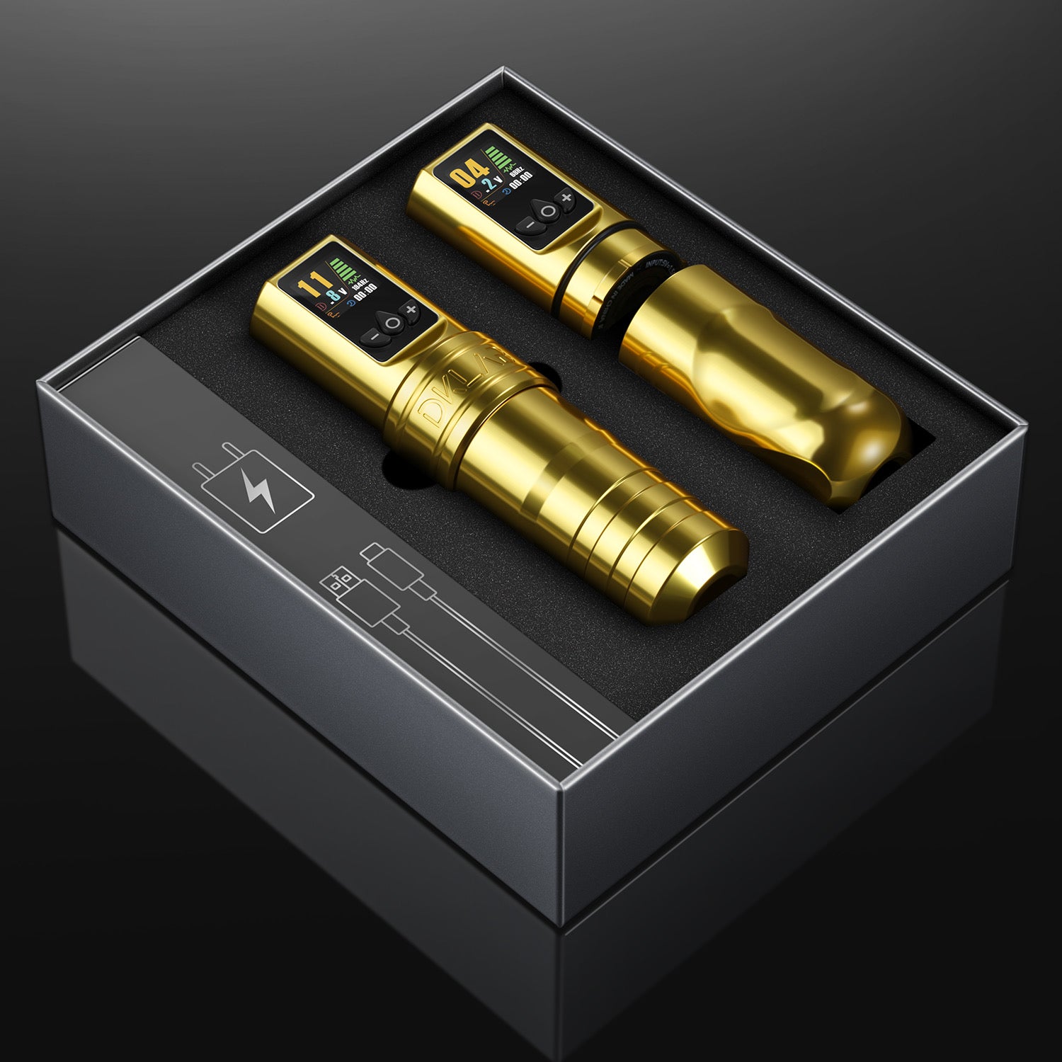 DKLAB DK-W1 Pro Wireless Tattoo Machine Pen – High-Performance Coreless Motor, Portable Rotary Pen for Tattoo Artists